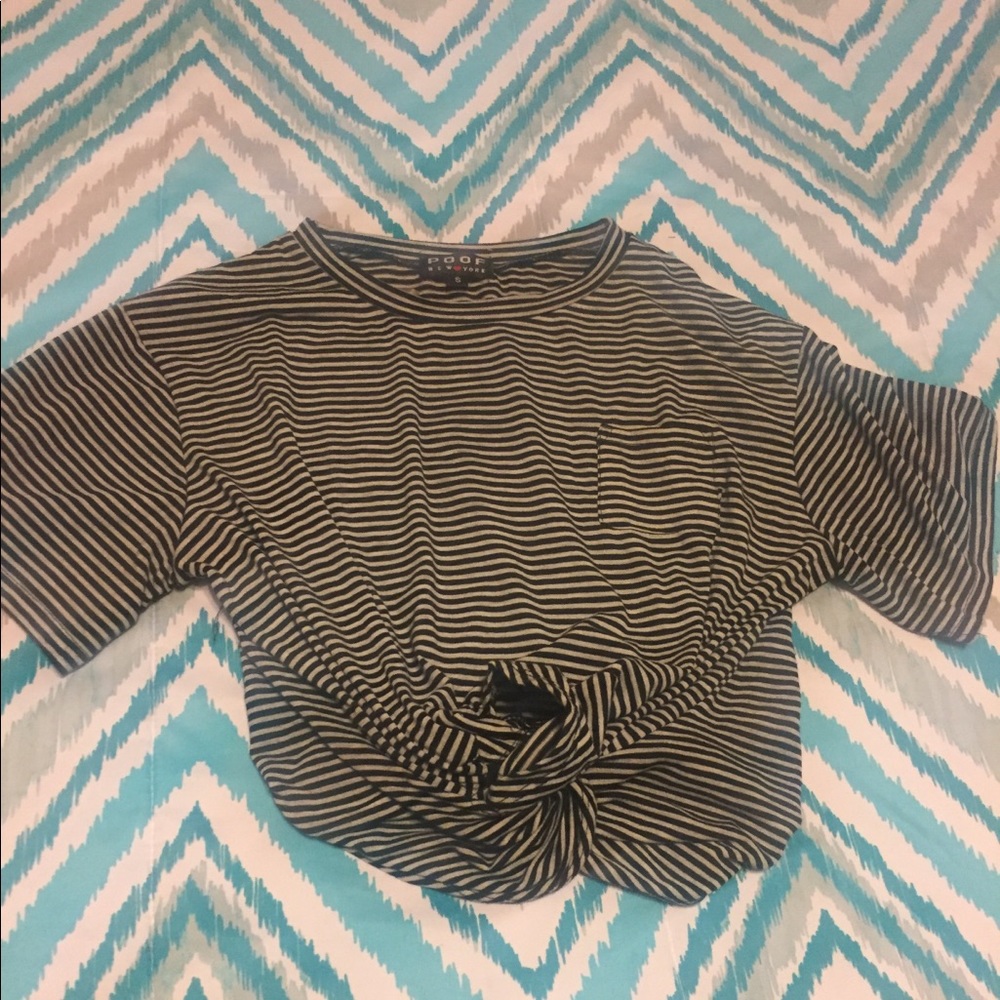 A strip crop top
